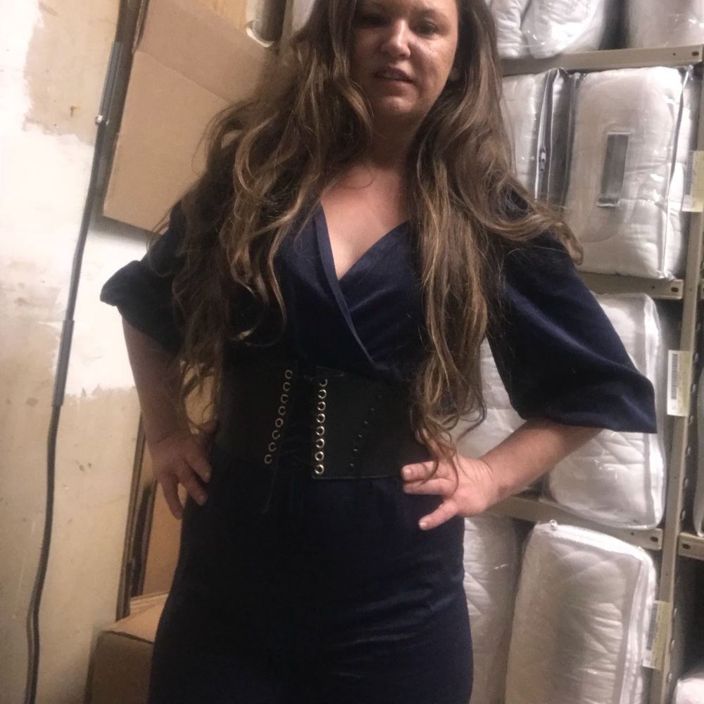 BCBGeneration leather corset belt